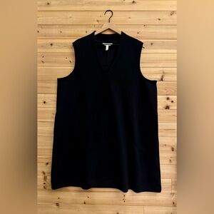 SPANX 3X Plus Size AirEssentials Black V Neck Sleeveless Mini Dress